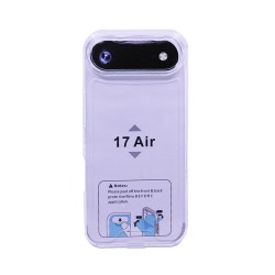 Capa de Silicone Dura para Apple iPhone Air Transparente